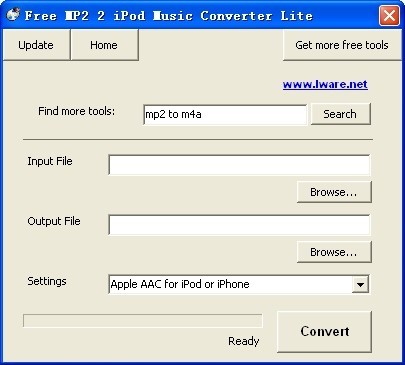 Free MP2 2 iPod Music Converter Lite