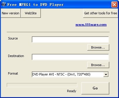 Free MPEG1 to DVD Player