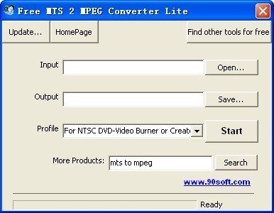 Free MTS 2 MPEG Converter Lite