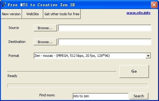 Free MTS to Creative Zen SE