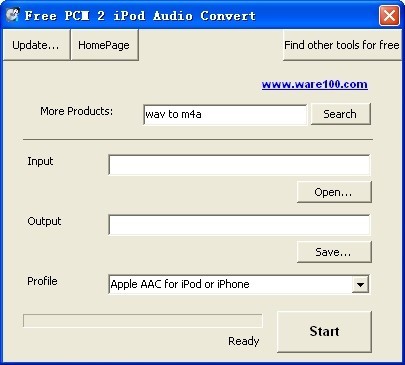 Free PCM 2 iPod Audio Convert