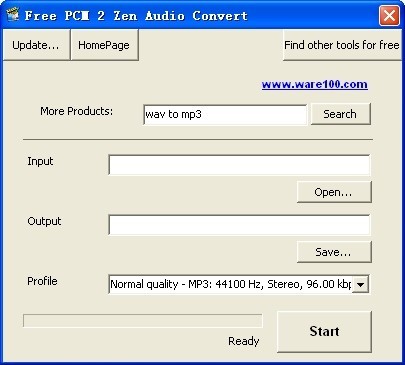 Free PCM 2 Zen Audio Convert