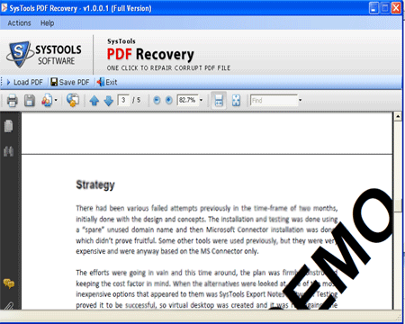 Free PDF Recovery