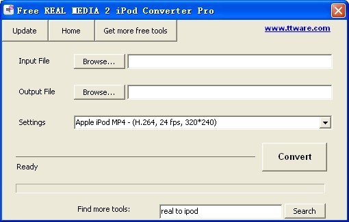 Free REAL MEDIA 2 iPod Converter Pro