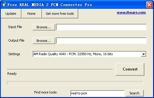 Free REAL MEDIA 2 PCM Converter Pro