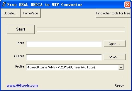 Free REAL MEDIA to WMV Converter
