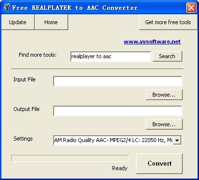 Free REALPLAYER to AAC Converter