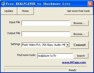 Free REALPLAYER to Shockwave Lite