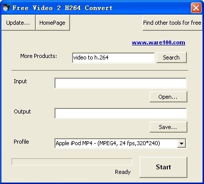Free Video 2 H264 Convert