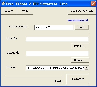 Free Videos 2 MP2 Converter Lite