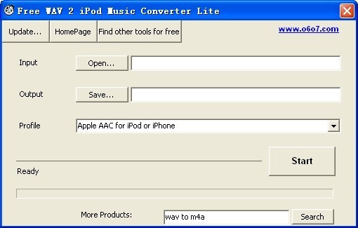 Free WAV 2 iPod Music Converter Lite