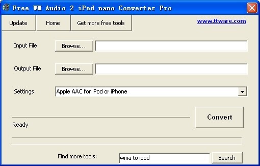 Free WM Audio 2 iPod nano Converter Pro