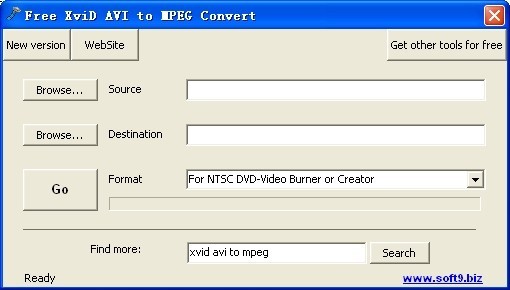 Free XviD AVI to MPEG Convert