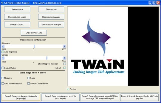 GdTwain ActiveX Site License