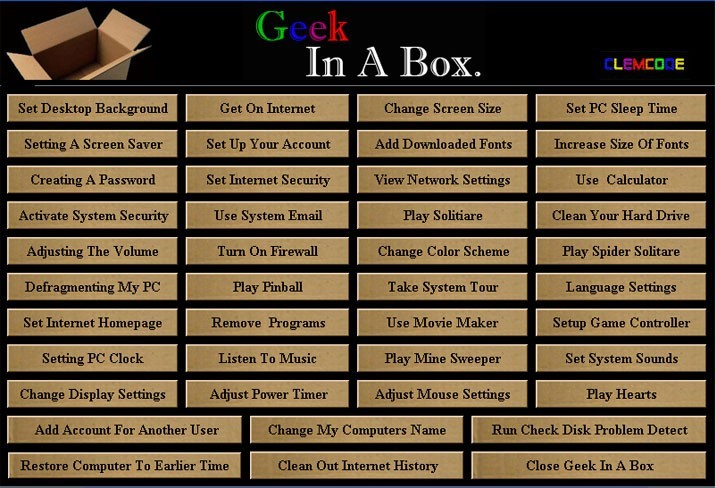 Geek In A Box XP