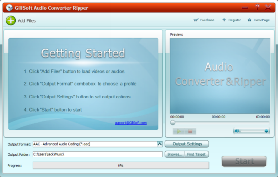 GiliSoft Audio Converter Ripper