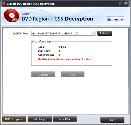 GiliSoft DVD CSS Decryption