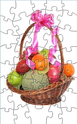 Gourmet Food Gift Basket Puzzle