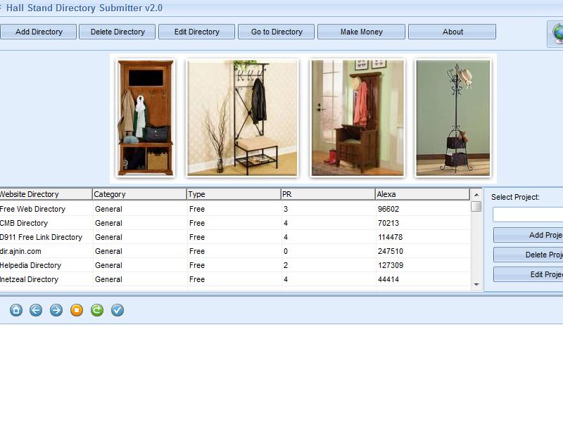 Hall Stand Directory Submitter