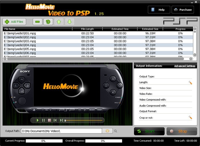 HelloMovie Video to PSP