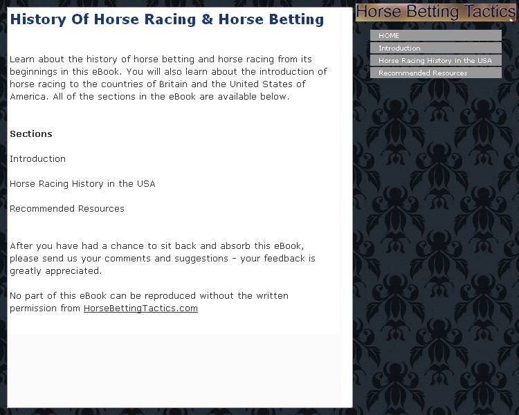 History Of Horse Racing