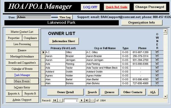 HOA/POA Manager 9-06-2011