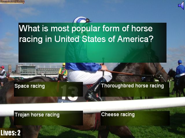 Horse Racing In Different Places Quiz