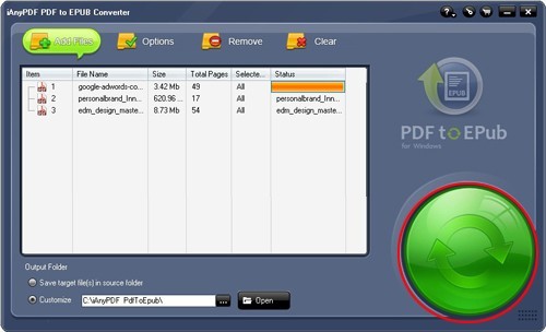 iAnyPDF PDF to ePub Converter