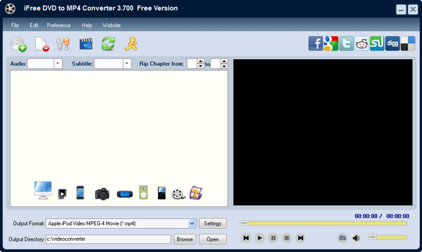 iFree DVD to FLV Converter