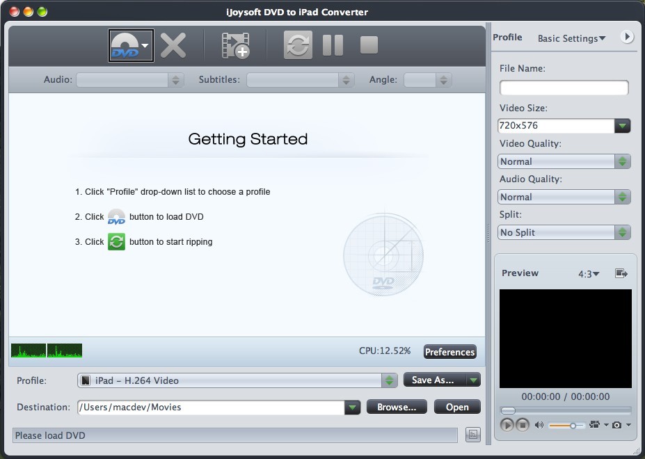 iJoysoft DVD to iPad Converter for Mac