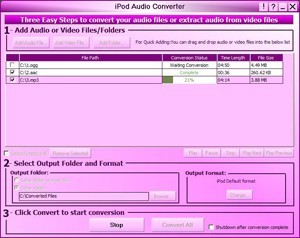 iPod Audio Converter Frist Download