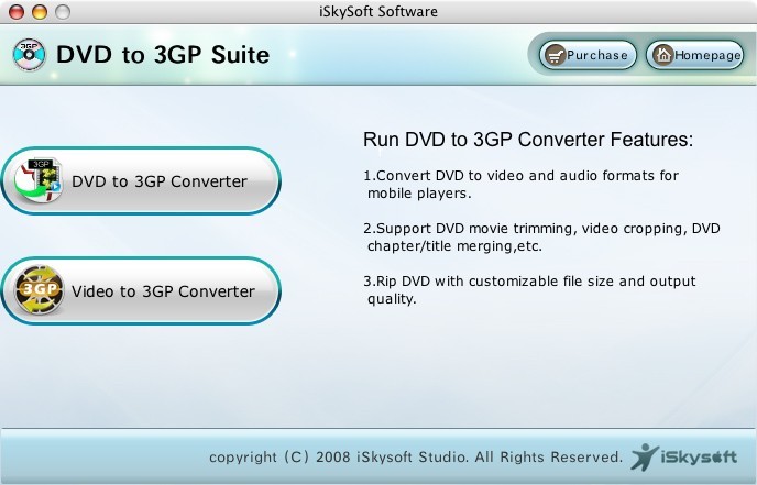 DVD to 3GP Suite for Mac
