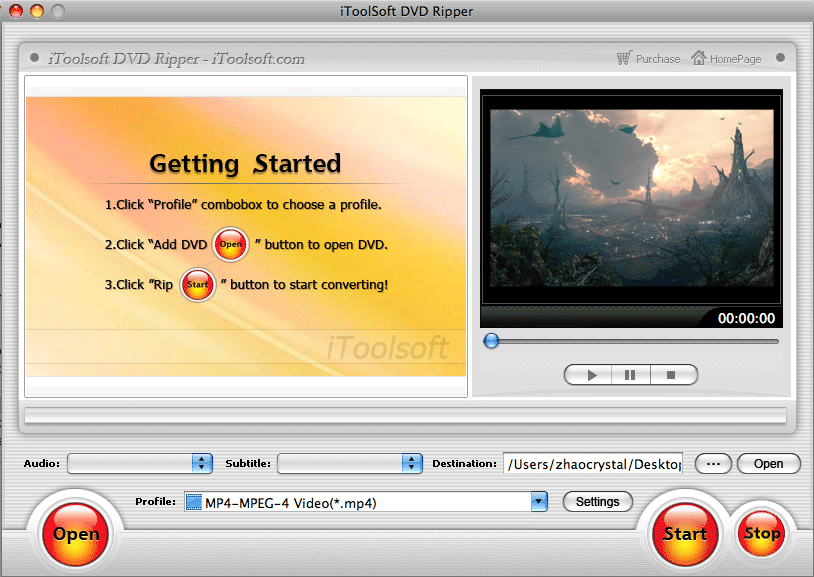 iToolSoft DVD Ripper for Mac