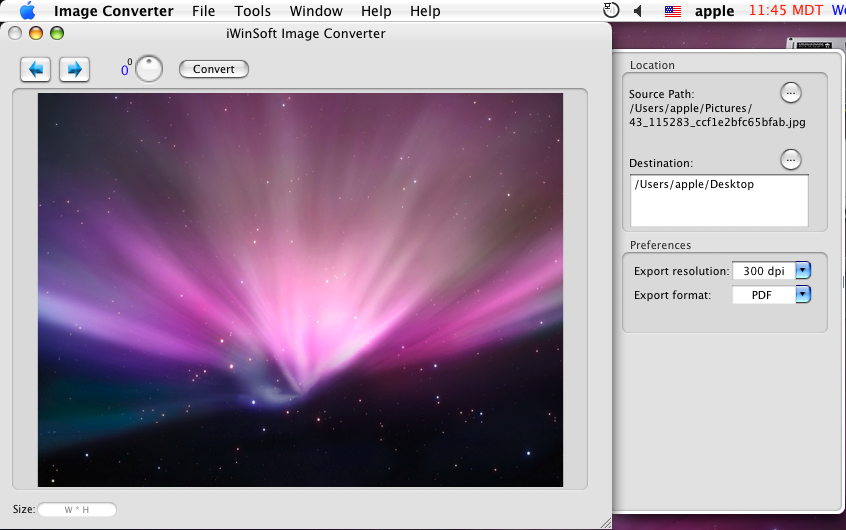 iWinSoft Image Converter for Mac