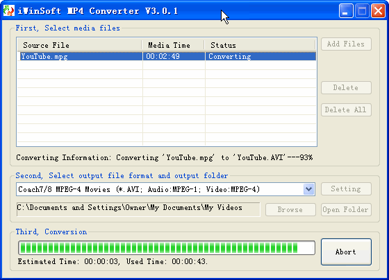 iWinSoft MP4 Converter