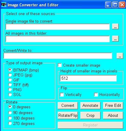 Image Converter and Editor Utility