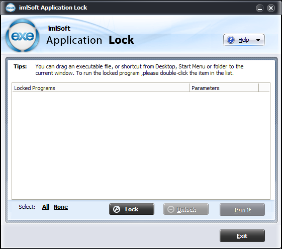 imlSoft Application Lock