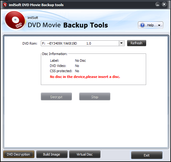 imlSoft DVD Movie Backup tools