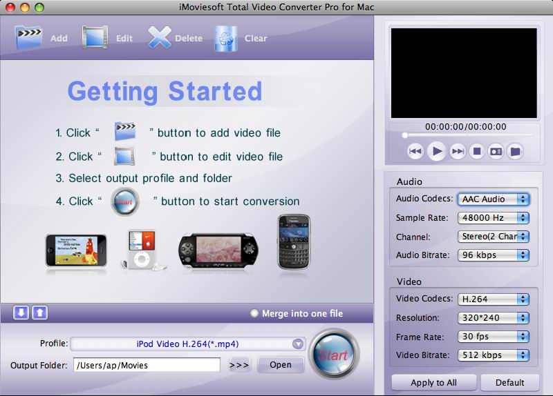 iMovie Total Video Converter Pro for Mac