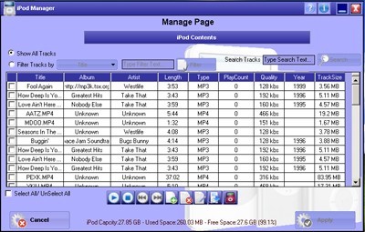 iPod Manager os 2.5.0.2