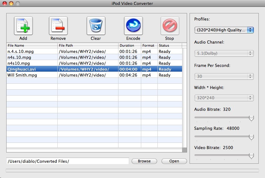 iTool iPod Video Converter for MAC