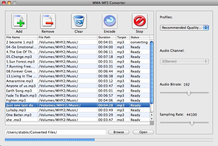 iTool WMA MP3 Converter for MAC
