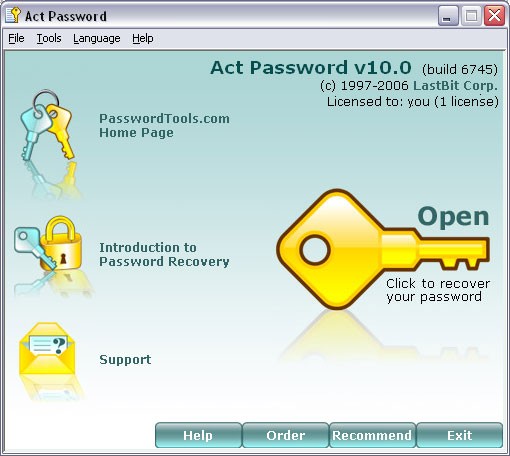LastBit Act! Password Recovery