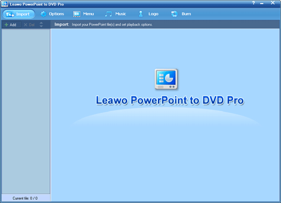 Leawo PowerPoint to DVD