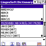 LingvoSoft Dictionary English <-> Polish for