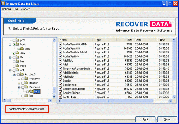 Linux File System Recovery Software