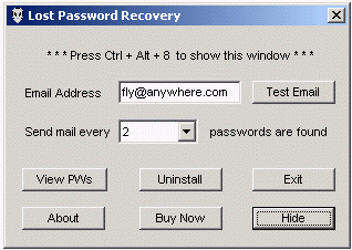 Lost Password Recovery
