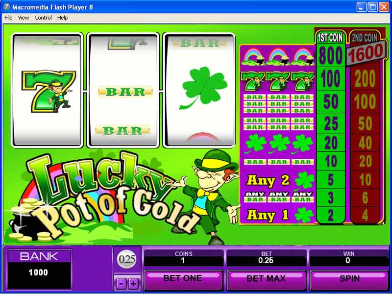 Lucky Pot of Gold Slots