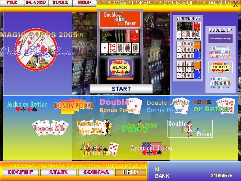 Magic Cards 2005 - Video Poker Edition