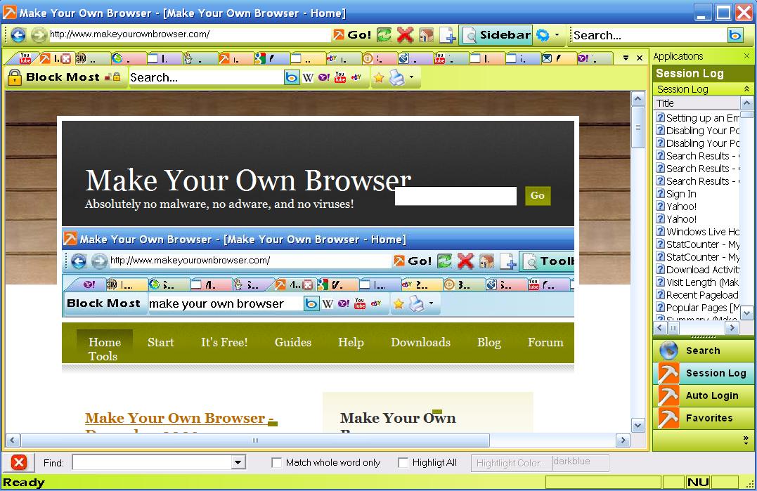 Make Your Own Browser 3-09-09